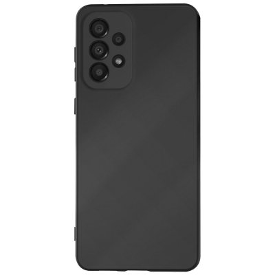 JAYM Coque Galaxy A53 5G - Silicone - Noir