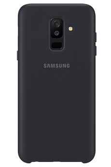 SAMSUNG Coque Galaxy A6+ Plastique Noir