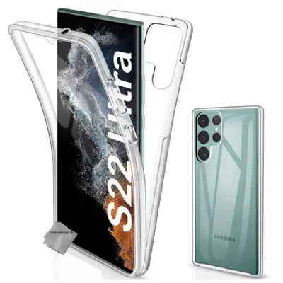 HTDMOBILES Coque gel 360 int&eacute;grale - Transparent