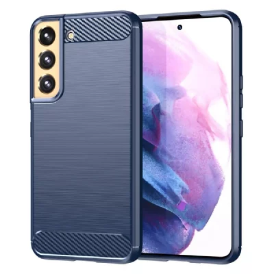 HTDMOBILES Coque gel carbone Samsung S23 Plus - Bleu Fonc&eacute;