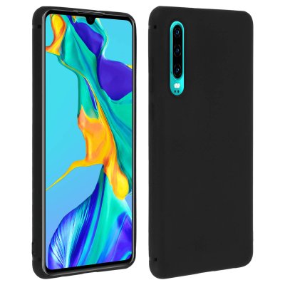 AVIZAR Coque Huawei P30 Protection Souple Flexible Mate Antichoc - Noir 