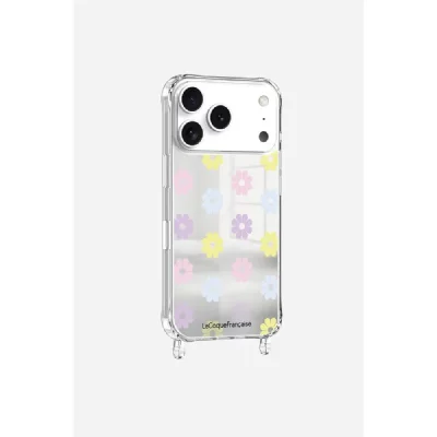 LA COQUE FRANCAISE Coque imprim&eacute;e La coque Fran&ccedil;aise Miroir Marguerites pastels avec anneau pour iPhone 17 Pro Max