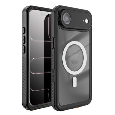 4SMARTS Coque Int&eacute;grale Magsafe pour iPhone Air Protection Tactile et Etanche IP68 Noir