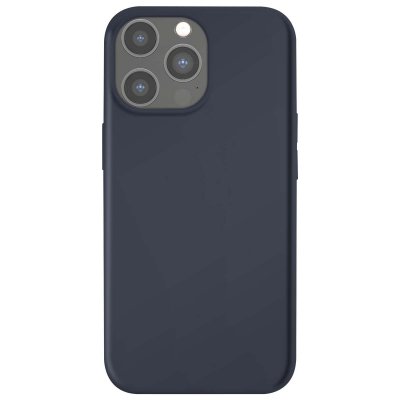 JAYM Coque iPhone 12 Pro Max Silicone Bleu
