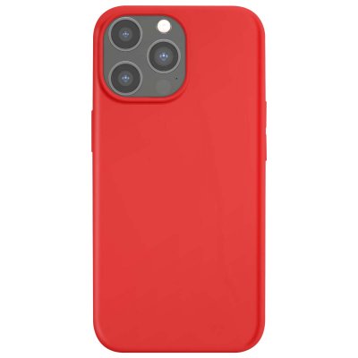 JAYM Coque iPhone 12 Pro Max Silicone Rouge