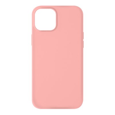 AVIZAR Coque iPhone 13 Mini Finition Soft-touch Silicone Semi-rigide rose
