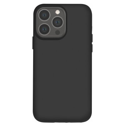 JAYM Coque iPhone 13 Pro Max Silicone Noir