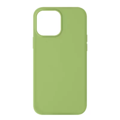 AVIZAR Coque iPhone 13 Pro Max Silicone Semi-rigide Finition Soft-touch vert tilleul