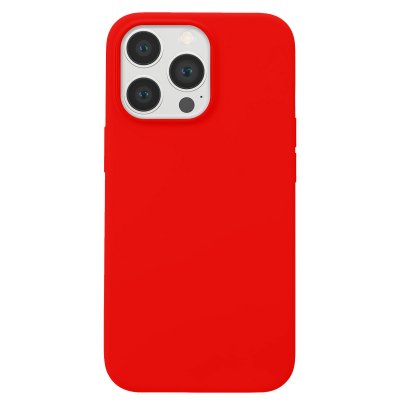 JAYM Coque iPhone 13 Pro Silicone Rouge