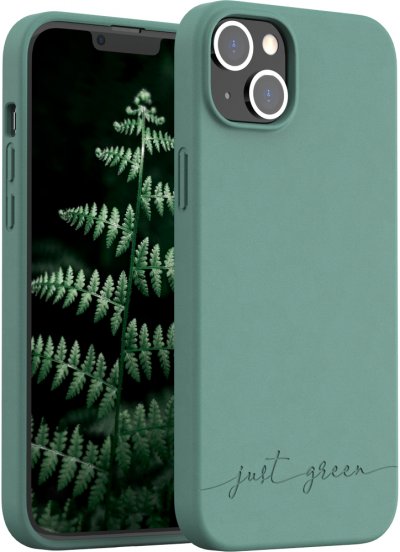 JUST GREEN Coque Iphone 14 Plus Natura Night Green - Eco-Con&ccedil;ue 