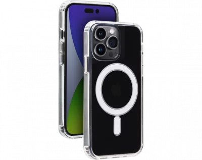 BIGBEN CONNECTED Coque iPhone 14 Pro Compatible MagSafe Hybride Transparente Bigben