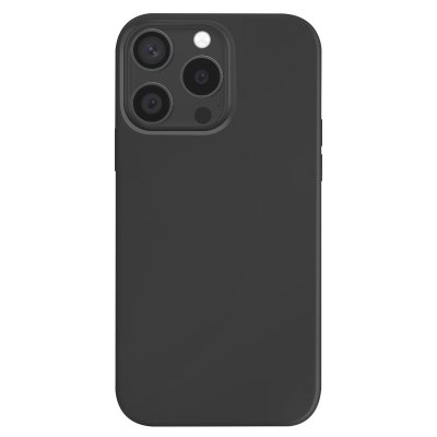 JAYM Coque iPhone 15 Pro Max - Silicone - Noir