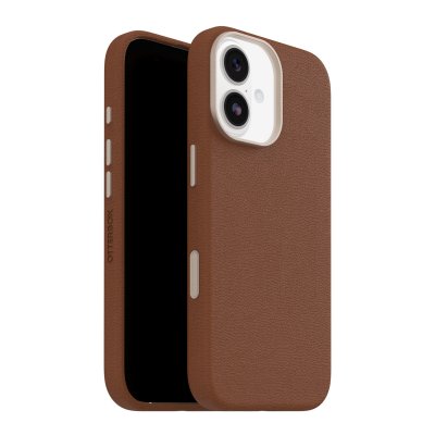 OTTERBOX Coque iPhone 17 Symmetry Series Cactus Leather pour MagSafe Desert Saddle