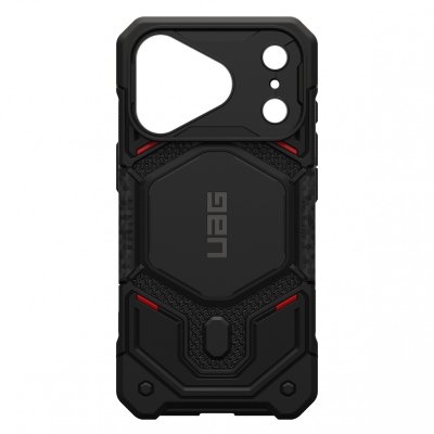UAG Coque MagSafe Antichoc Monarch Pro pour iPhone 17 Pro / 18 Pro Noir / Rouge