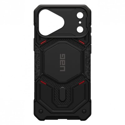 UAG Coque MagSafe Antichoc Monarch Pro pour iPhone 17 Pro Max / 18 Pro Max Noir / Rouge