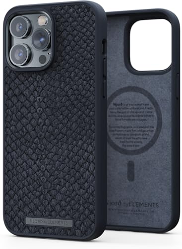 NJORD BYELEMENTS Coque MagSafe en cuir de saumon NJORD iPhone 14 Pro Max
