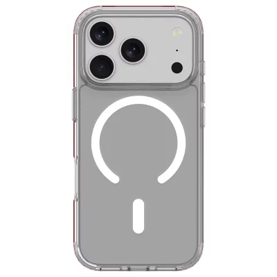JUST IN CASE Coque MagSafe iPhone 17 Pro Max S&eacute;rie KickImpact Case Coins Renforc&eacute; Transparent