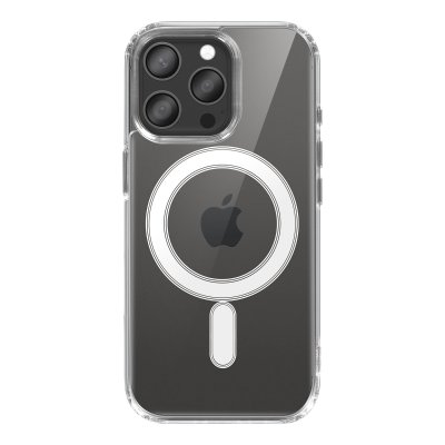 SWISSTEN Coque MagSafe pour iPhone 15 Pro Max Collection MagStick Clear Jelly Transparent