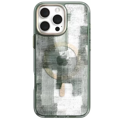 MOSHI Coque MagSafe pour iPhone 16 Pro Max iGlaze Ultra R&eacute;sistant Durable Vert