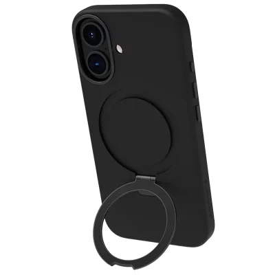 DBRAMANTE1928 Coque MagSafe pour iPhone 16 Roskilde Kickstand ICON Midnight  - Neuf