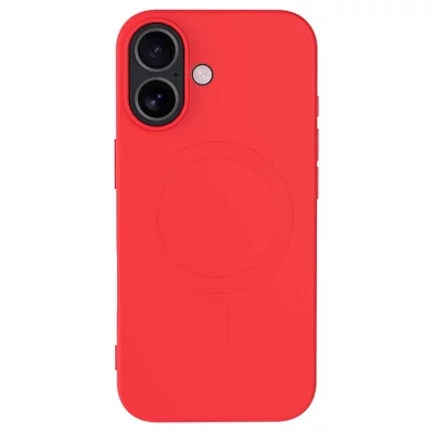 BIGBEN CONNECTED Coque MagSafe pour iPhone 17 en Silicone Ultra Souple Antichoc Rouge