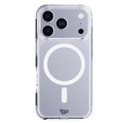 TECH21 Coque MagSafe pour iPhone 17 Pro avec Renforts Antichoc Ultra Fine Transparent