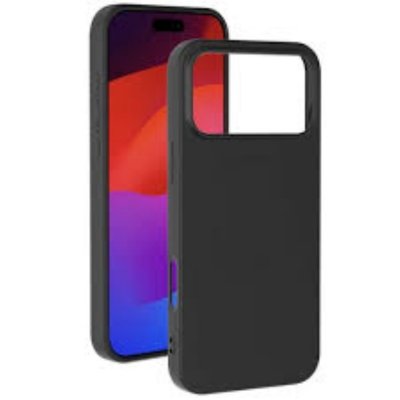 BIGBEN Coque MagSafe pour iPhone 17 Pro en Silicone Souple Antichoc Noir