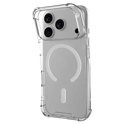 JUST IN CASE Coque MagSafe pour iPhone 17 Pro KickImpact Ultra Renforc&eacute; Transparent