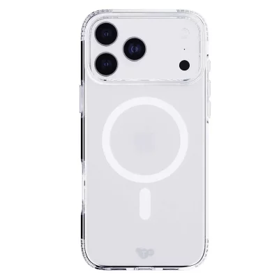 TECH21 Coque MagSafe pour iPhone 17 Pro Max avec Bords Renforc&eacute;s et Anti-Ultraviolet Transparent