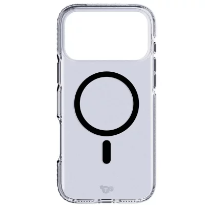 TECH21 Coque MagSafe pour iPhone 17 Pro Max EvoCrystal Ultra R&eacute;sistant Transparent