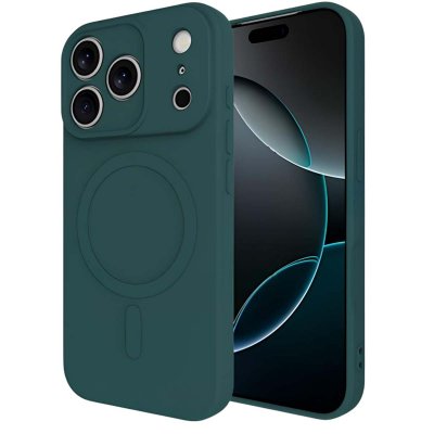 JUST IN CASE Coque MagSafe pour iPhone 17 Pro Max S&eacute;rie KickCase Ultra Renforc&eacute; Vert