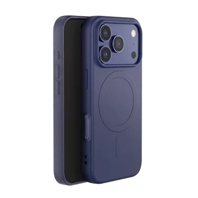 BIGBEN Coque MagSafe pour iPhone 17 Pro Max Silicone Bleu Ciel  - Neuf