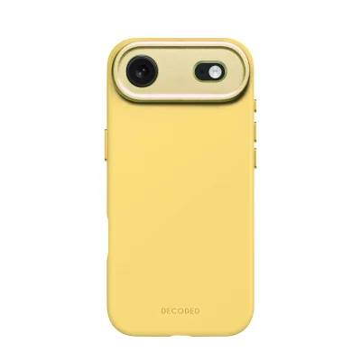 DECODED Coque MagSafe pour iPhone Air Silicone Antimicrobienne Future Dusk Jaune