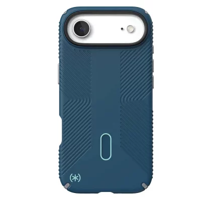 SPECK Coque MagSafe pour iPhone Air Ultra Renforc&eacute; S&eacute;rie Presidio2 Grip Bleu nuit