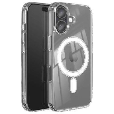 SWISSTEN Coque MagSafe Renforc&eacute;e pour iPhone 17 mod&egrave;le MagStick Clear Jelly Transparent