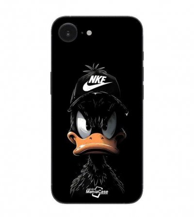 MANIACASE Coque  Pour Iphone 16E nike black donald