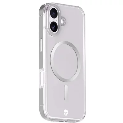 BIGBEN CONNECTED Coque METAL MagSafe pour iPhone 17 Antichoc 2m Contour M&eacute;tal Gris