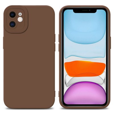 CADORABO Coque pour Apple iPhone 11 en FLUID MARRON Housse de protection &Eacute;tui en silicone TPU flexible - Neuf