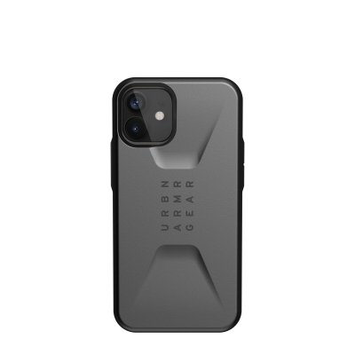 URBAN ARMOR GEAR Coque pour Apple iPhone 12 Mini Civilian Silver