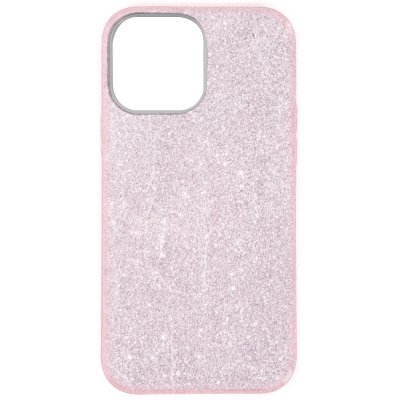 AVIZAR Coque pour Apple iPhone 13 Paillette Amovible Silicone Semi-rigide rose