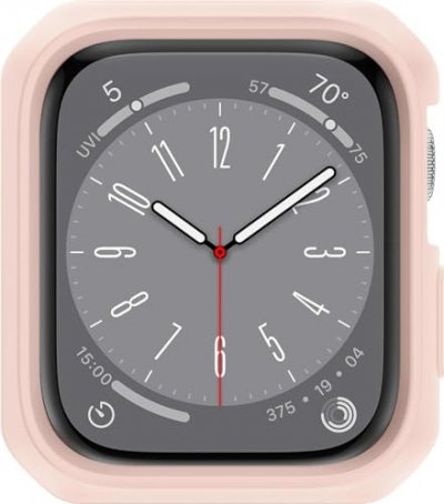 ITSKINS Coque pour Apple Watch 7/8/9 42-44-45-49mm Renforc&eacute;e Spectrum R Solid Rose