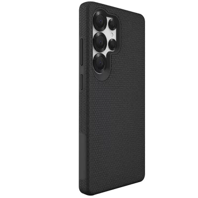 EIGER Coque pour Galaxy S25 Ultra en Polycarbonate Ultra Renforc&eacute; 4m Noir