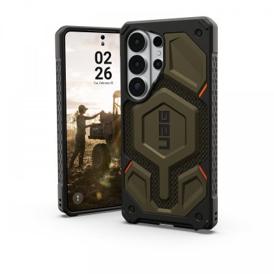 UAG Coque Pour Galaxy S26 Ultra Magsafe Motif Hexagonal Monarch Pro Vert Olive 