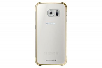 SAMSUNG Coque pour Galaxy S6 Transparente Or