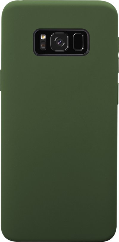 BIGBEN CONNECTED Coque pour Galaxy S8 Rigide en Silicone Soft Touch Vert 