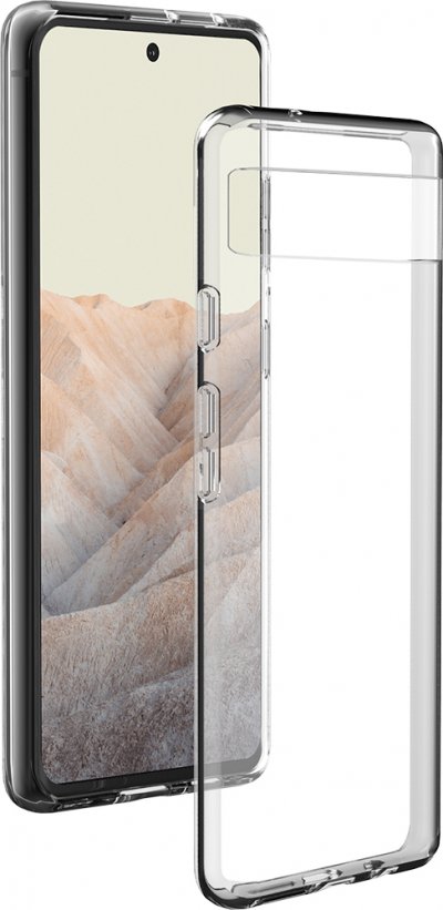 BIGBEN Coque pour Google Pixel 6 Pro Souple et Ultrafine Transparent 