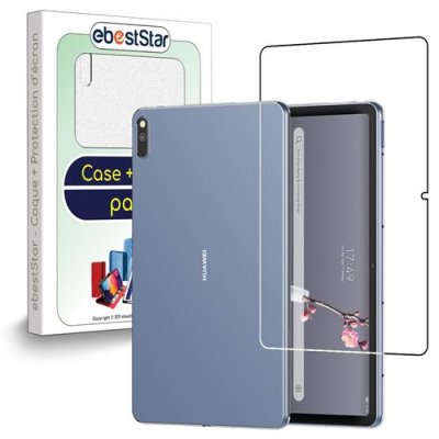 EBESTSTAR Coque pour Huawei MatePad 10.4 Gel Silicone ULTRA FINE Antichoc, Transparent + Film VERRE Tremp&eacute;
