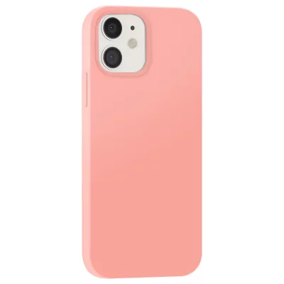 MOXIE Coque pour iPhone 12 / 12 Pro Edition Color Skin en TPU avec Int&eacute;rieur Doux Rose clair