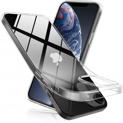 PHONILLICO Coque pour iPhone 12 MINI (5,4) - Silicone Gel TPU Transparent Protection Souple Ultra Mince