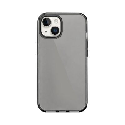 RHINOSHIELD Coque pour iPhone 13 / 14 S&eacute;rie JellyTint Antichoc Noir transparent